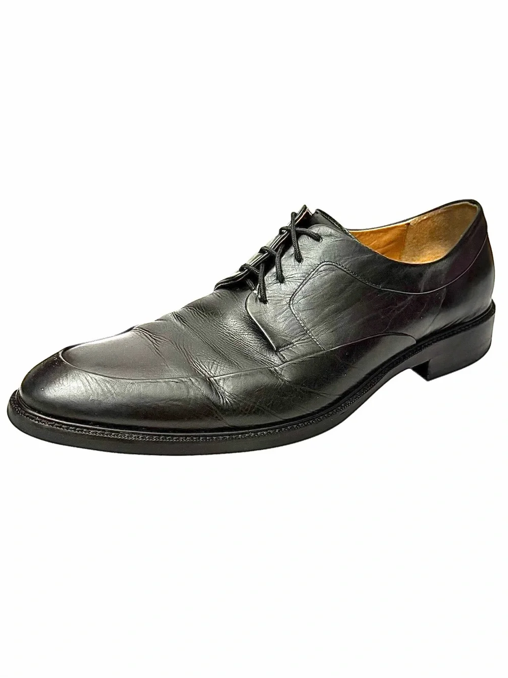 Cole Haan C20159 Moc Toe Oxfords Men’s Size 11.5 M Black Leather Lace-Up Shoes